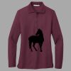 Women's Silk Touch Long Sleeve Polo Thumbnail