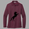 Women's Silk Touch Long Sleeve Polo Thumbnail