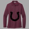 Women's Silk Touch Long Sleeve Polo Thumbnail