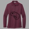 Women's Silk Touch Long Sleeve Polo Thumbnail