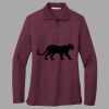 Women's Silk Touch Long Sleeve Polo Thumbnail