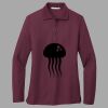Women's Silk Touch Long Sleeve Polo Thumbnail