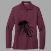 Women's Silk Touch Long Sleeve Polo Thumbnail