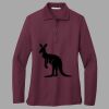 Women's Silk Touch Long Sleeve Polo Thumbnail
