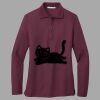 Women's Silk Touch Long Sleeve Polo Thumbnail