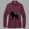 Women's Silk Touch Long Sleeve Polo Thumbnail