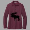 Women's Silk Touch Long Sleeve Polo Thumbnail