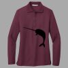 Women's Silk Touch Long Sleeve Polo Thumbnail