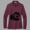 Women's Silk Touch Long Sleeve Polo Thumbnail
