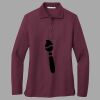 Women's Silk Touch Long Sleeve Polo Thumbnail