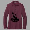 Women's Silk Touch Long Sleeve Polo Thumbnail