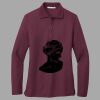 Women's Silk Touch Long Sleeve Polo Thumbnail