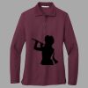 Women's Silk Touch Long Sleeve Polo Thumbnail