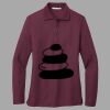 Women's Silk Touch Long Sleeve Polo Thumbnail
