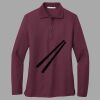 Women's Silk Touch Long Sleeve Polo Thumbnail