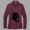 Women's Silk Touch Long Sleeve Polo Thumbnail