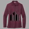 Women's Silk Touch Long Sleeve Polo Thumbnail