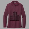 Women's Silk Touch Long Sleeve Polo Thumbnail