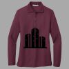 Women's Silk Touch Long Sleeve Polo Thumbnail