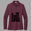 Women's Silk Touch Long Sleeve Polo Thumbnail