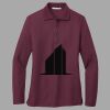 Women's Silk Touch Long Sleeve Polo Thumbnail