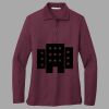 Women's Silk Touch Long Sleeve Polo Thumbnail