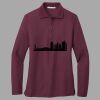 Women's Silk Touch Long Sleeve Polo Thumbnail
