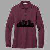 Women's Silk Touch Long Sleeve Polo Thumbnail