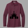 Women's Silk Touch Long Sleeve Polo Thumbnail