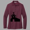 Women's Silk Touch Long Sleeve Polo Thumbnail