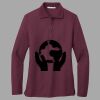 Women's Silk Touch Long Sleeve Polo Thumbnail