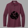 Women's Silk Touch Long Sleeve Polo Thumbnail