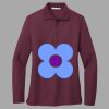 Women's Silk Touch Long Sleeve Polo Thumbnail