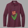 Women's Silk Touch Long Sleeve Polo Thumbnail