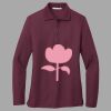 Women's Silk Touch Long Sleeve Polo Thumbnail