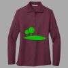 Women's Silk Touch Long Sleeve Polo Thumbnail