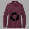 Women's Silk Touch Long Sleeve Polo Thumbnail