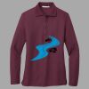 Women's Silk Touch Long Sleeve Polo Thumbnail