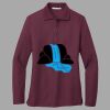 Women's Silk Touch Long Sleeve Polo Thumbnail