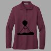 Women's Silk Touch Long Sleeve Polo Thumbnail