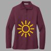 Women's Silk Touch Long Sleeve Polo Thumbnail
