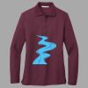 Women's Silk Touch Long Sleeve Polo Thumbnail