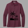 Women's Silk Touch Long Sleeve Polo Thumbnail