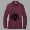 Women's Silk Touch Long Sleeve Polo Thumbnail
