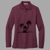 Women's Silk Touch Long Sleeve Polo Thumbnail