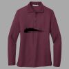Women's Silk Touch Long Sleeve Polo Thumbnail
