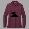 Women's Silk Touch Long Sleeve Polo Thumbnail