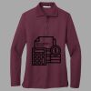 Women's Silk Touch Long Sleeve Polo Thumbnail