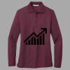 Women's Silk Touch Long Sleeve Polo Thumbnail
