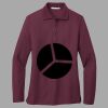 Women's Silk Touch Long Sleeve Polo Thumbnail